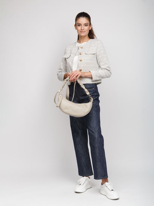 Giulia Monti Axelremsväska Ljusbeige - Image 5