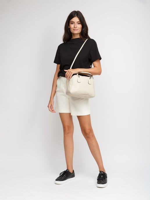 Giulia Monti Axelväska Ljus Beige - Image 5
