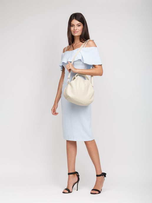 Giulia Monti Axelväska Ljus Beige - Image 5