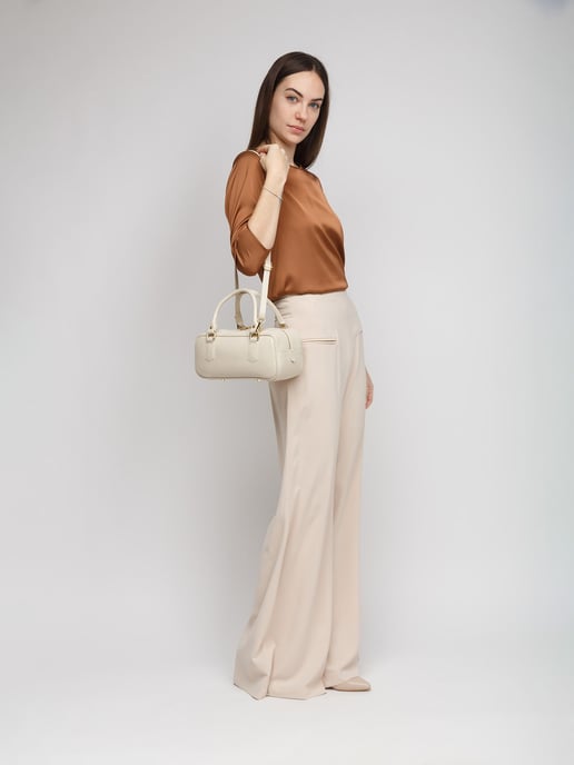 Giulia Montiaxelväska Ljusbeige - Image 5