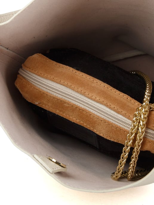 Giulia Monti Axelväska Ljusbeige - Image 4