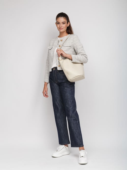 Giulia Monti Axelväska Ljusbeige - Image 5
