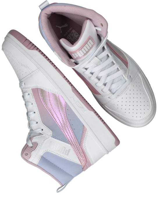 Puma Rebound V8 Mid Blurry JR Sneakers Meisjes - Image 4