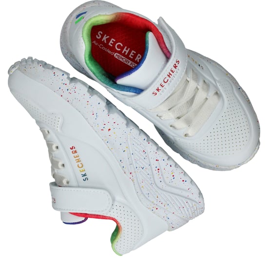 Skechers Uno Lite Rainbow Specks Sneakers Meisjes - Image 4