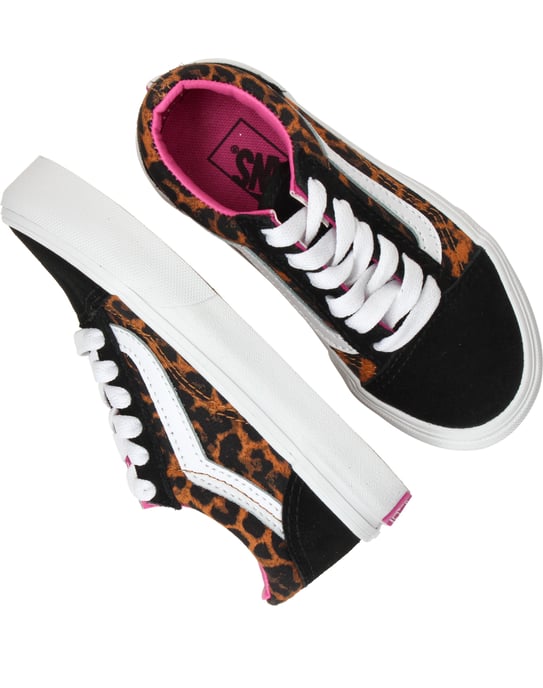 Vans Old Skool Leopard Pop Sneakers Meisjes - Image 3