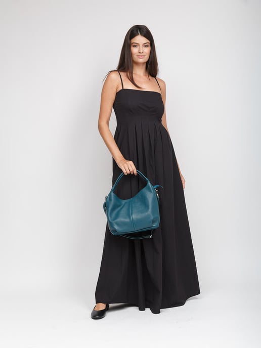 Giulia Monti Schoudertas Donker Teal - Image 5