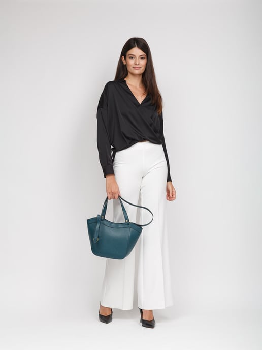 Giulia Monti Axelväska Mörk Teal - Image 5