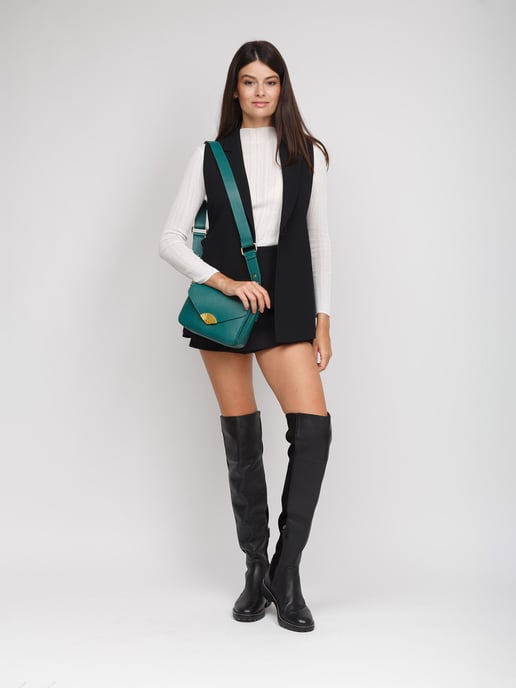 Giulia Monti Axelväska Mörk Teal - Image 5