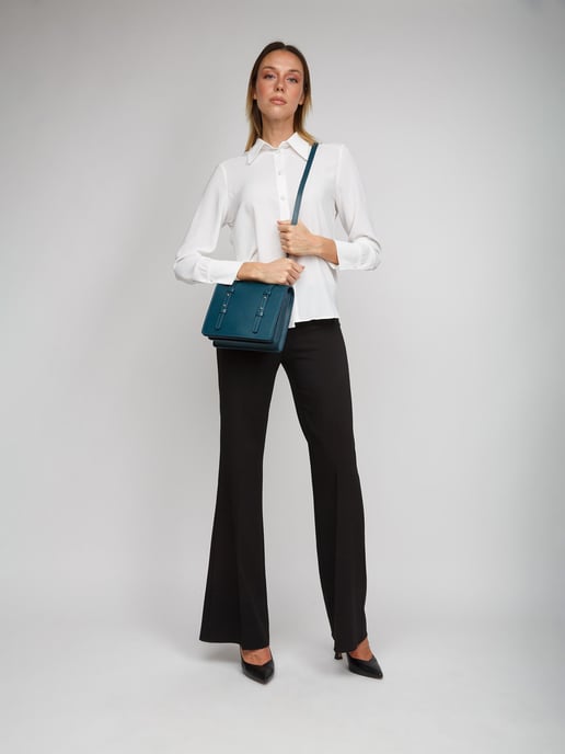 Giulia Monti Axeltask Mörk Teal - Image 5