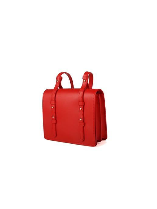 Giulia Monti Schoudertas Klassiek Rood - Image 2