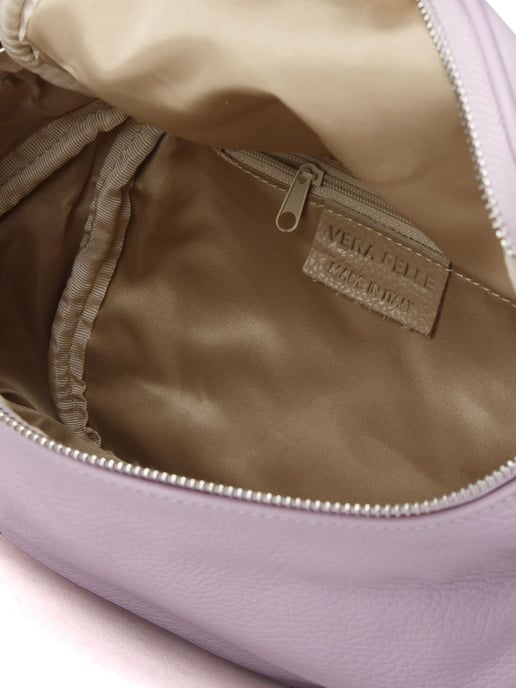 Giulia Monti Shoulder Bag Lilac - Image 4