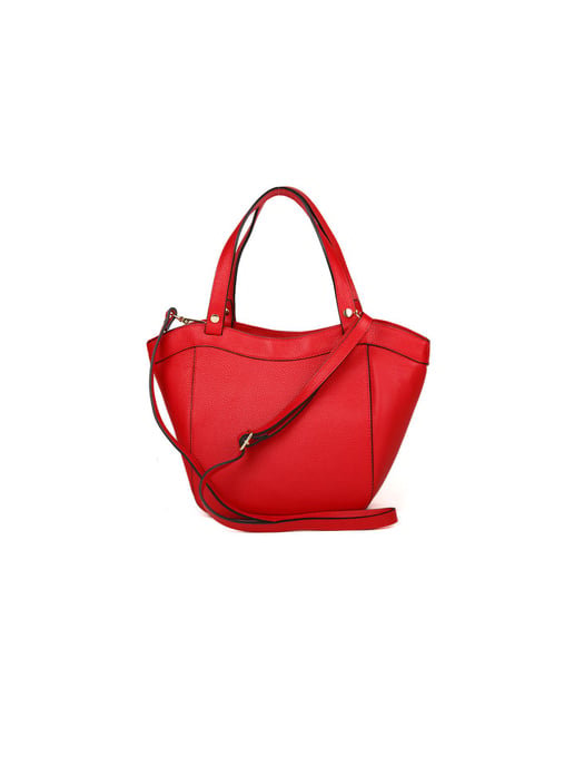 Giulia Monti Schoudertas Klassiek Rood - Image 3