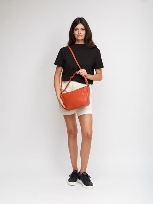 Giulia Monti Shoulder Bag Terracotta - Image 5