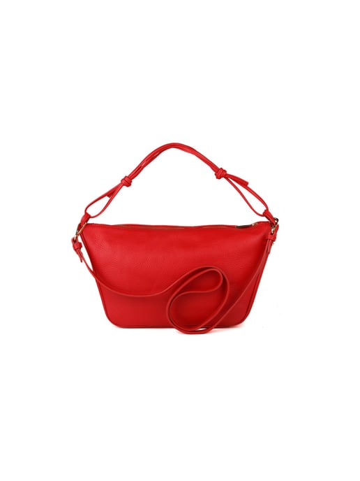 Giulia Monti Schoudertas Klassiek Rood - Image 3
