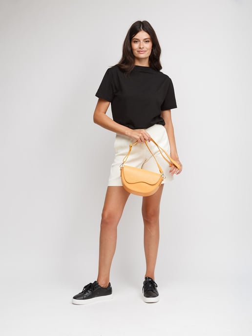 Giulia Monti Axelväska Gul Orange - Image 5