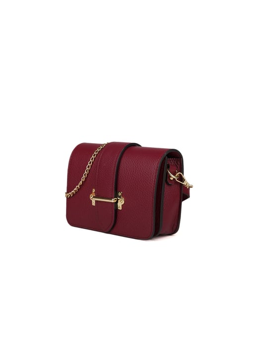 Giulia Monti Schoudertas/Tas voor om de Taille Bordeaux - Image 2