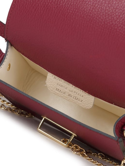 Giulia Monti Schoudertas/Tas voor om de Taille Bordeaux - Image 4