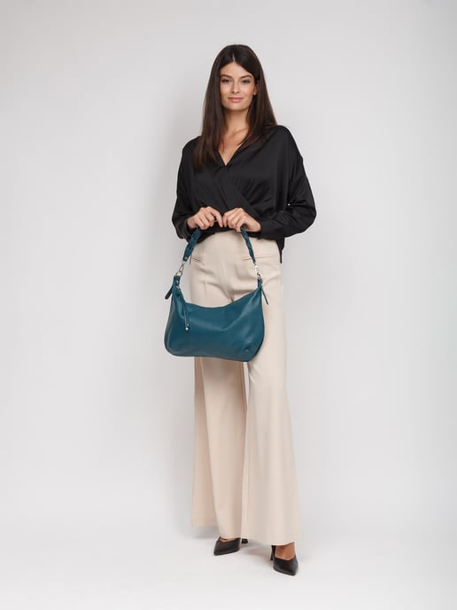 Giulia Monti Schoudertas Donker Teal - Image 5