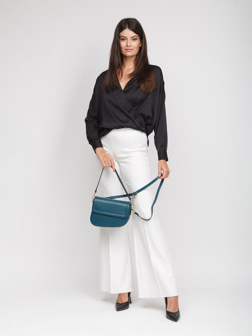 Giulia Monti Schoudertas Donker Teal - Image 5