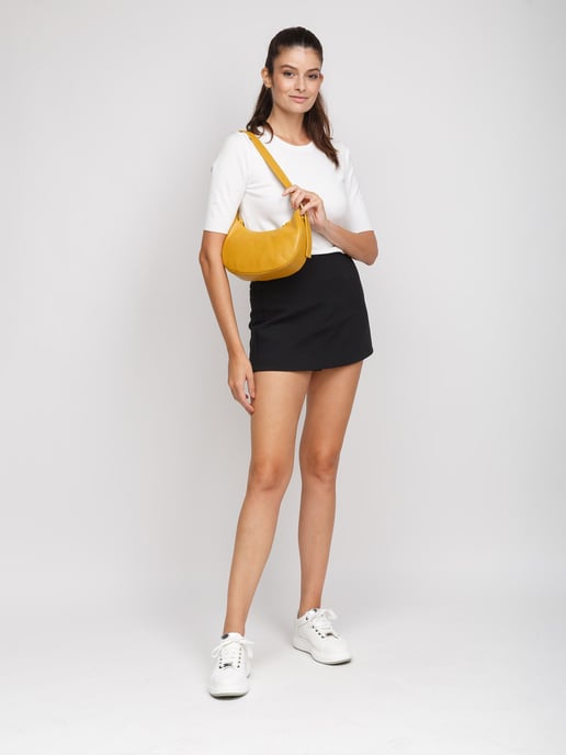 Giulia Monti Axelväska Senap - Image 4