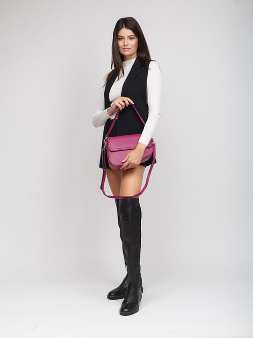 Giulia Monti Axelväska Mörk Fuchsia - Image 5