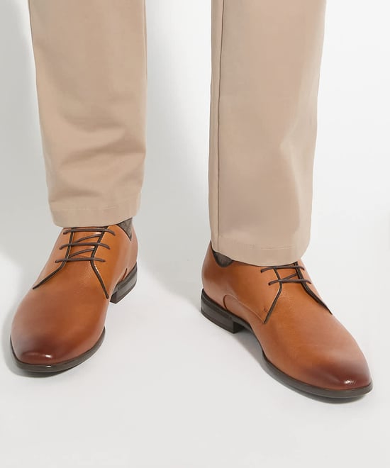 Dune Mens Saffi Wf - Leather Lace-Up Shoes - Image 3