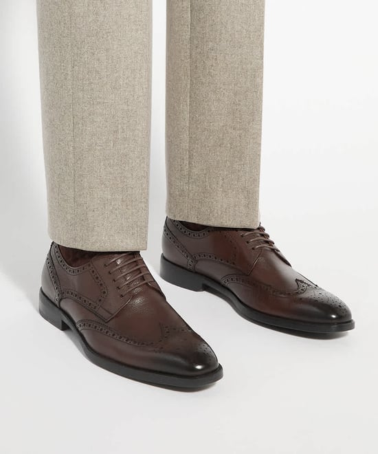 Dune Mens Sunni Wf - Leather Brogues - Image 3