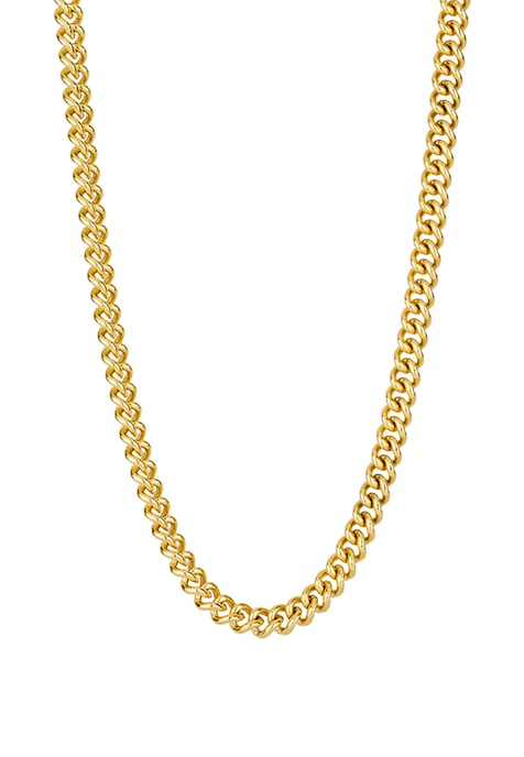 18" Rolled Gold Curb Chain Necklace - Image 1