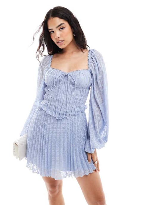 princess polly baby blue dress Rosy | Blue Cowl-Neck Maternity Midi Dress With