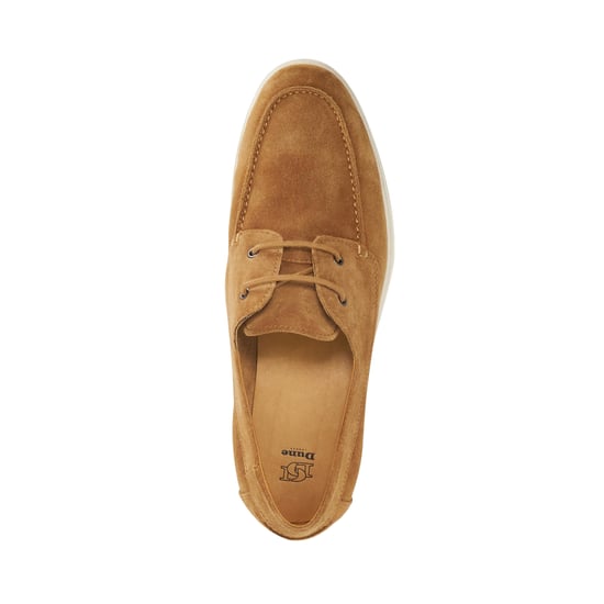 Dune Mens Boldman - Tan Suede Boat Shoes - Image 4