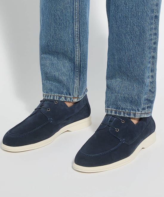 Dune Mens Boldman - Tan Suede Boat Shoes - Image 3