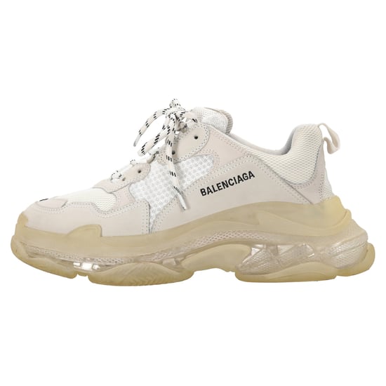 Balenciaga Triple S sneakers met transparante zool in wit polyester - Image 1