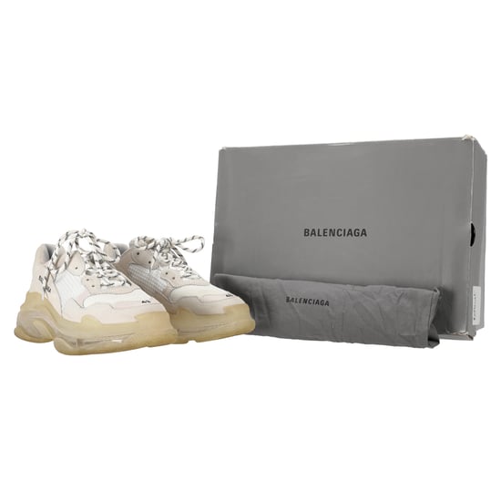 Balenciaga Triple S sneakers met transparante zool in wit polyester - Image 6