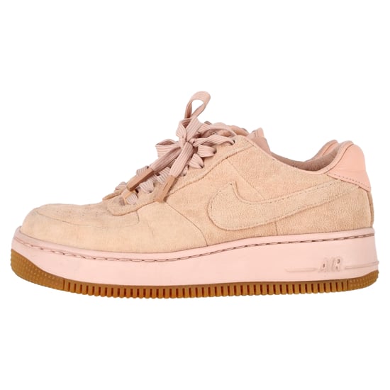 Nike Air Force 1 Low Particle Pink Sneakers in Pastel Pink Suede - Image 4