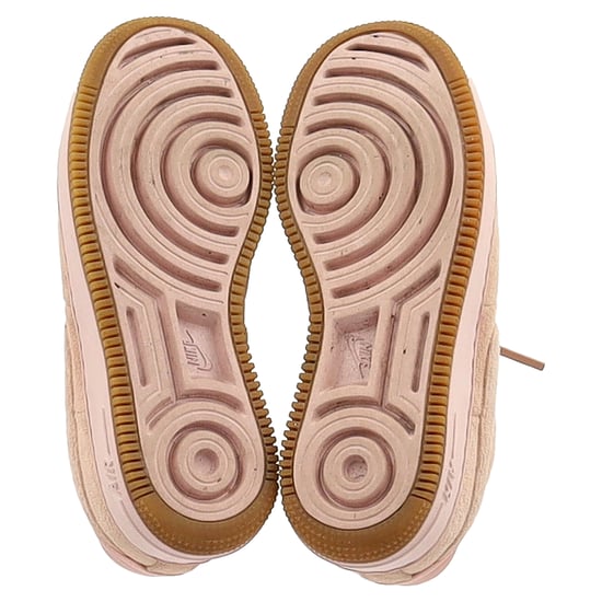 Nike Air Force 1 Low Particle Pink Sneakers in Pastel Pink Suede - Image 6