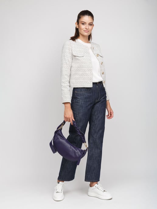 Giulia Monti Schoudertas Donkerpaars - Image 5