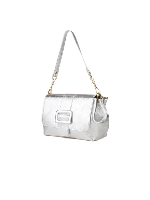Giulia Monti Shoulder Bag Silver - Image 2