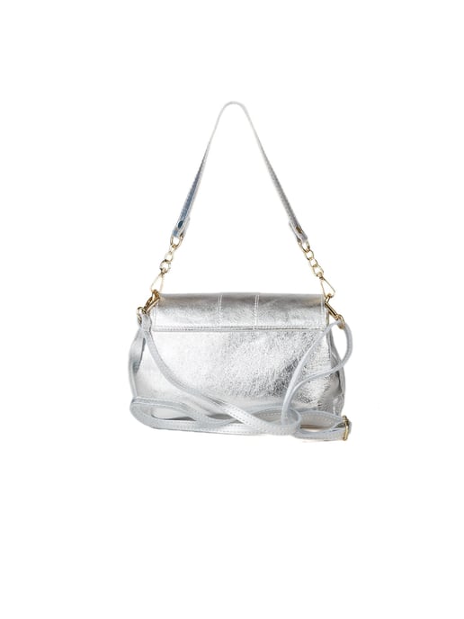 Giulia Monti Shoulder Bag Silver - Image 3