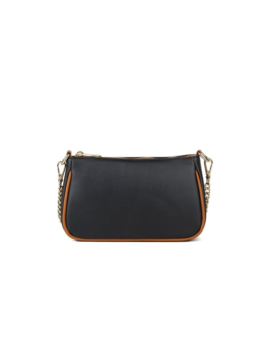 Giulia Monti Crossbody-väska Svart Guldbrun - Image 1
