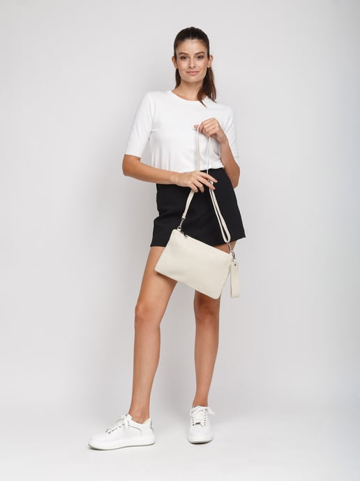 Giulia Monti Schoudertas Licht Beige - Image 5