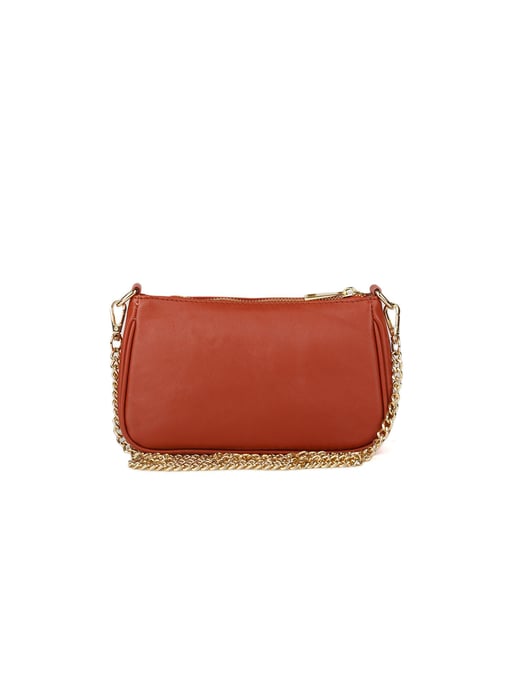 Giulia Monti Crossbody-väska Guldbrun - Image 3