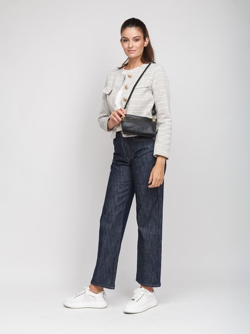 Giulia Monti Crossbody Tas Zwart - Image 5