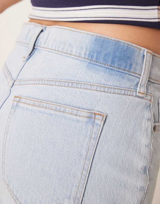 Abercrombie & Fitch denim mini skirt in blue wash - Image 3