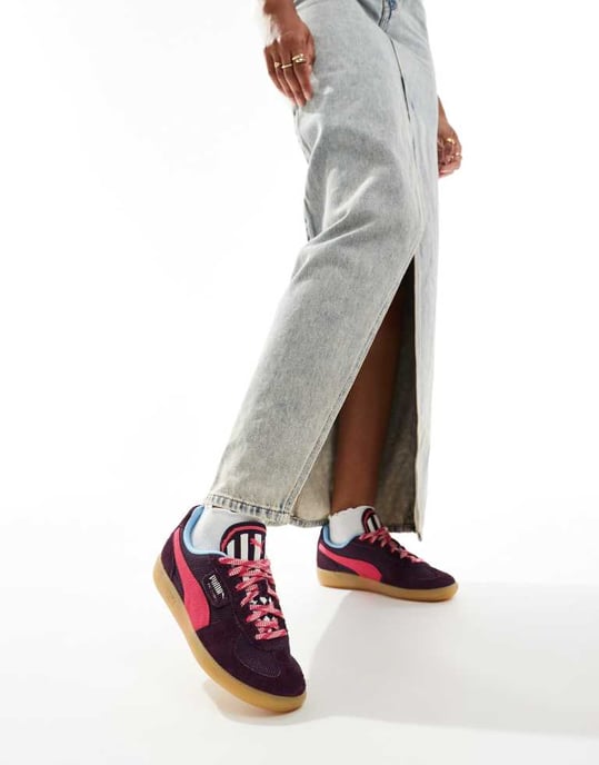 Puma Palermo Supertifo trainers in purple - Image 3