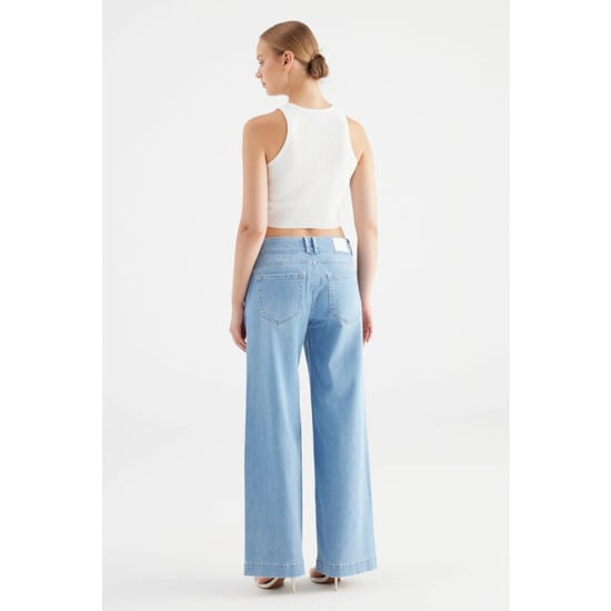 Cup of Joe Carlotta wide leg jeans light blue - Image 4