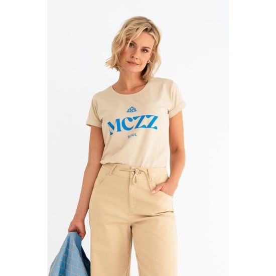 MAICAZZ Onora t-shirt sp26.75.016 sand- blue fog - Image 3