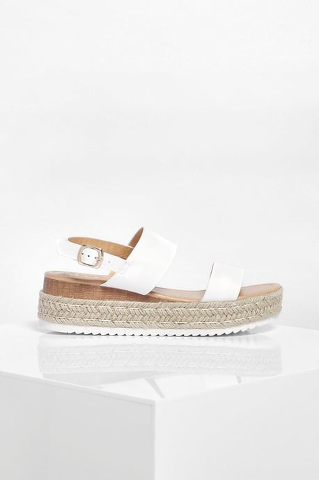 Double Strap Espadrille Flatforms - Image 2