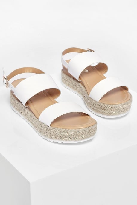 Double Strap Espadrille Flatforms - Image 3