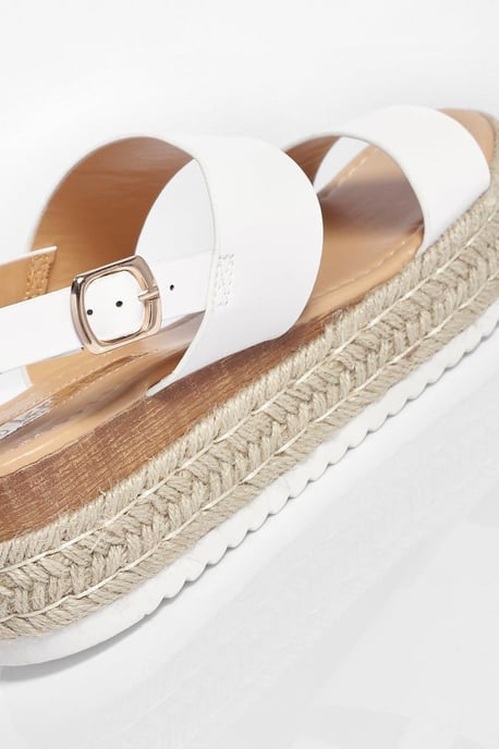Double Strap Espadrille Flatforms - Image 5