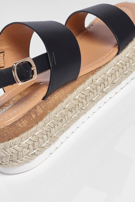 Double Strap Espadrille Flatforms - Image 5